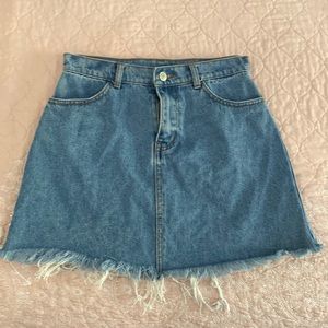 Brandy Melville Denim Jean Skirt - Small